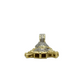 10k Gold Diamond Money Bag 0.35ct