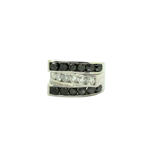 14k White Gold Diamond Ring 2.7ct